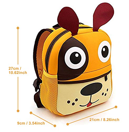 Mochilas Guarderia Pequeños Para Niños y Niñas, AOBETAK Cute 3d Animales Design Bolsos Escolares ,Presente y Regalos Mochila Merienda para Niños Bebe Infantiles 2-7 años