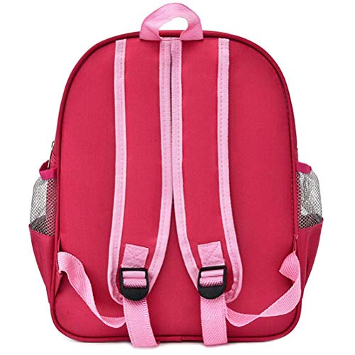 Mochilas Infantiles Guarderia Mochilas Infantiles Patrulla Canina Bolsas Escolares De Dibujos Animados para Niñas Y Niños De 3 A 6 Años Rosado