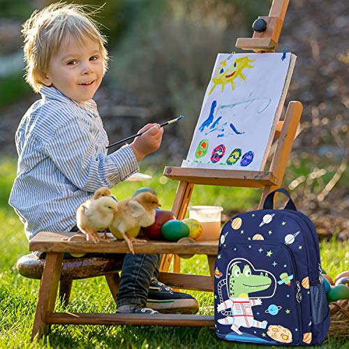 Mochilas Infantiles Mochila para Niños para Niños de 2-5 Años Infantil para Niños Primaria Pequeña Guardería Mochila Preescolar Dinosaurios Mochila,Azul