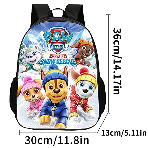 Mochilas Mochila Escolar para niños Mochila Escolar para Perros Mochila Infantil de Dibujos Animados Impresos en 3D para niños Jardín de Infantes, Guardería, Primaria