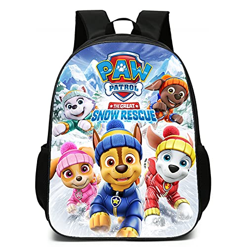 Mochilas Mochila Escolar para niños Mochila Escolar para Perros Mochila Infantil de Dibujos Animados Impresos en 3D para niños Jardín de Infantes, Guardería, Primaria