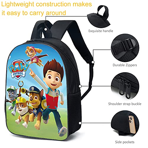 Mochilas Mochila Escolar para niños Mochila Escolar para Perros Mochila Infantil de Dibujos Animados Impresos en 3D para niños Jardín de Infantes, Guardería, Primaria