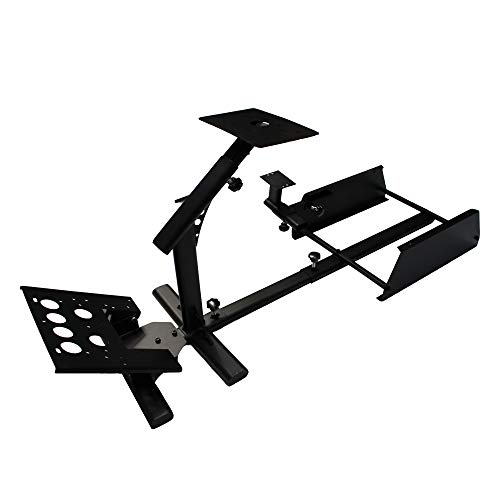 MODAUTO Soporte de Videojuego, Soporte de Juego de Carreras, Accesorio de Controlar de Juego, con Soporte de Volante y Cambios, Compatible con Logitech G29/G27, N810B, Negro