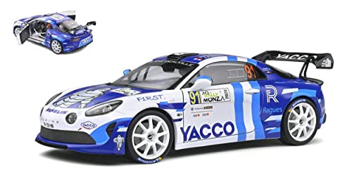 Modelo de escalera compatible con Alpine A110S N.91 Rally Monza 2020 P.RAGUES 1:18 Sólido SL1801613