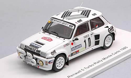 Modelo de escalera compatible con Renault 5 Turbo N.10 Monte Carlo 1985 D.SNOBECK-J.P.BECHU 1:43 Spark Model S5561