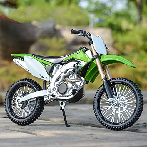 Modelo de Motocicleta para K-awa-sa-ki KX 450F 1:12 Vehículos Verdes Fundidos A Presión Coleccionables Pasatiempos Juguetes Modelo De Motocicleta