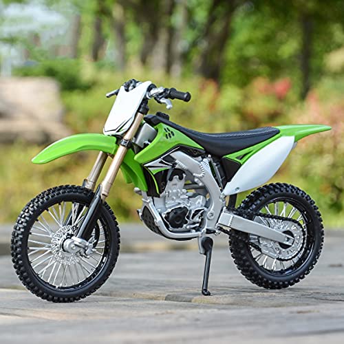 Modelo de Motocicleta para K-awa-sa-ki KX 450F 1:12 Vehículos Verdes Fundidos A Presión Coleccionables Pasatiempos Juguetes Modelo De Motocicleta