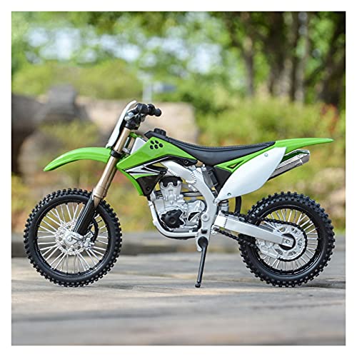 Modelo de Motocicleta para K-awa-sa-ki KX 450F 1:12 Vehículos Verdes Fundidos A Presión Coleccionables Pasatiempos Juguetes Modelo De Motocicleta