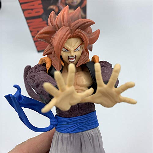 Modelo De Personaje Figura De Acción De Pvc Con Pelo Rojo Ondulado, Colección De Goku Vegeta, Modelo 26Cm Figura De Acción Anime Pvc Figuras De Acción Para Adultos Juguetes Figuras De Anime, Aproxi