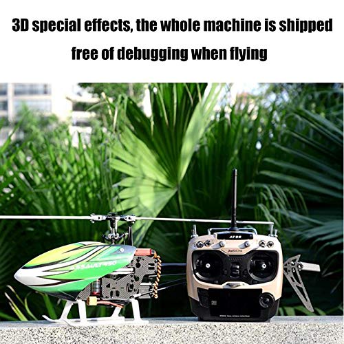 Modelo Remoto Helicóptero Combustible Súper Grande Gasolina Eléctrico Avión 3D Control De Vuelo De Helicóptero Punto De Autoestabilización Truco Seis Canales,Verde