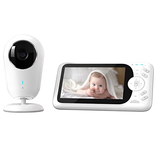 Monitor de bebé 4.3 pulgadas Wireless Video Sitter bebé niñera IR LED visión nocturna intercomunicador cámara de seguridad