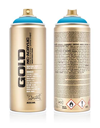 Montana Cans 284847 Montana - Bote de spray (400 ml, Gld400-5040), color azul claro