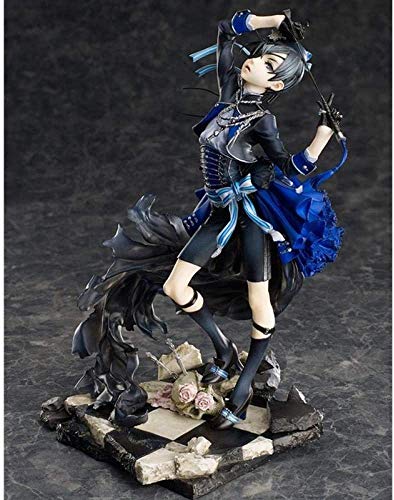 Mopoq Animado Negro de Butler Brina Palencia Jardín Botánico Chica Estatua Acción PVC Figura colección de Juguete de Modelo B102-Multicolor