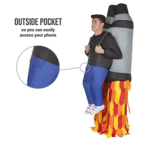 Morph Divertido Disfraz Inflable Jetpack Adultos - Una talla le queda a la mayoría