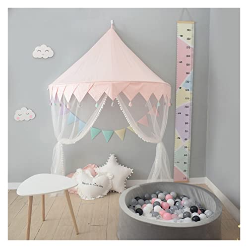 Mosquitera para cama de bebé, cortinas de toldo de princesa diez tipi para niños, red de cama de bebé, toldo de princesa para niños