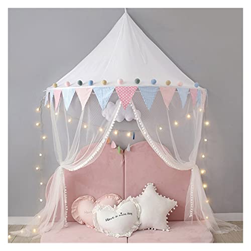 Mosquitera para cama de bebé, cortinas de toldo de princesa diez tipi para niños, red de cama de bebé, toldo de princesa para niños