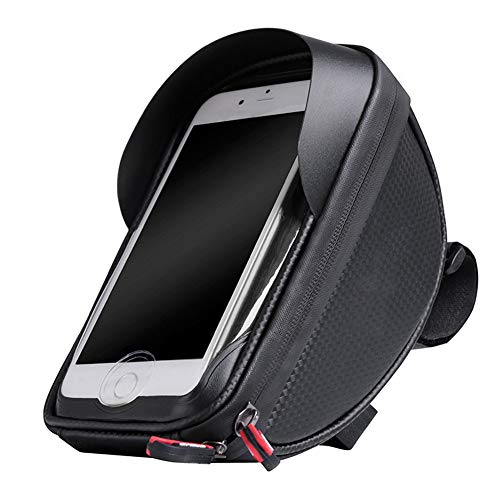 Moto Teléfono Monte Bolso De La Bicicleta / De La Pantalla Táctil Del Teléfono Móvil Bolsa De Bicicletas De Montaña Viga Frontal Bolsa Que Montan El Coche Bolsa De Manillar, Tamaño 6.0 Pulgadas