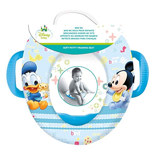 Mouse-39871 Mickey Mouse-Mini wc con asas (Stor 39871), color negro, Mediano