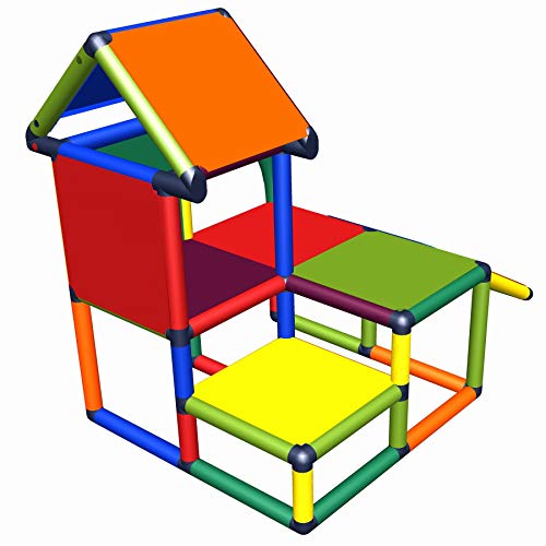 move and stic Mila - Casa de Juegos con tutela para niños pequeños para habitación de Juegos o habitación de Juegos, Tan Adecuada como en el jardín