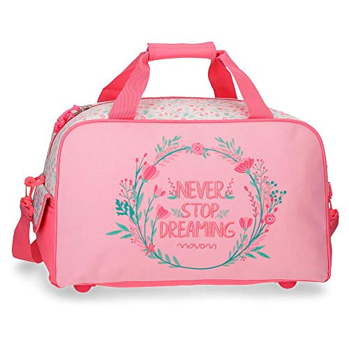 Movom Never Stop Bolsa de Viaje Rosa 45x26x20 cms Poliéster 23.4L