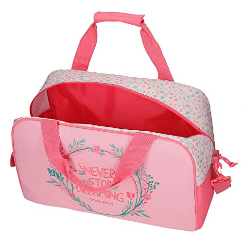 Movom Never Stop Bolsa de Viaje Rosa 45x26x20 cms Poliéster 23.4L