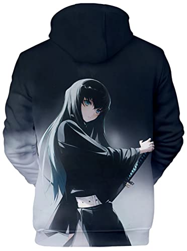 Mujeres Demon Slayer Manga Sudadera Con Capucha 3D Impreso Moda Casual Cosplay Sudaderas Anime Kamado Nezuko Sudadera Deportiva Sudaderas Talla XXS-4XL