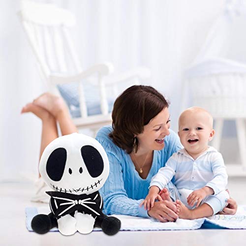 Muñeca de peluche con diseño de calavera Jack Skellington Pesadilla Antes de Navidad Calabaza King Peluche Muñecas de peluche de cráneo, juguete de peluche para niños