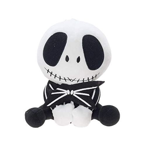 Muñeca de peluche con diseño de calavera Jack Skellington Pesadilla Antes de Navidad Calabaza King Peluche Muñecas de peluche de cráneo, juguete de peluche para niños