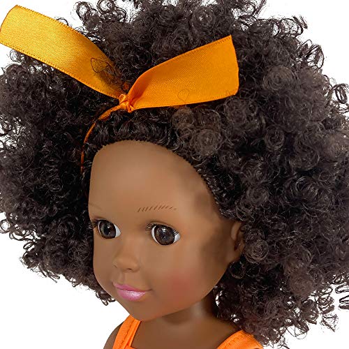 Muñeca Negra para Niñas Muñeca Afroamericana Muñecas de 14 Pulgadas para niños Juguetes para Niños