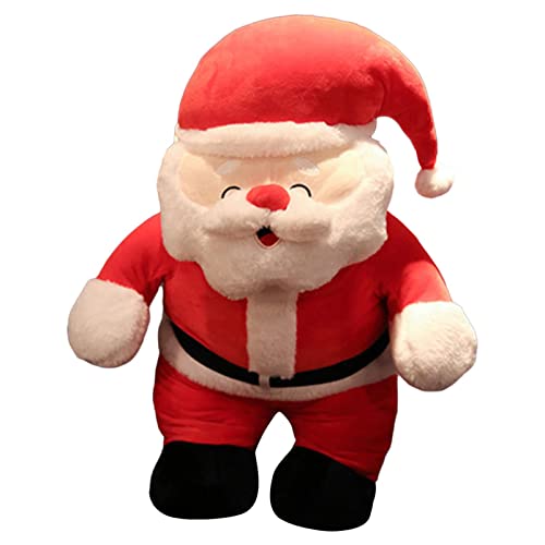 Muñeco De Papá Noel, Decoración Grande De Papá Noel,Papá Noel De Peluche Relleno Con Cara Sonriente Feliz, Almohada Suave Para Abrazar El Árbol De Navidad Para La Familia Y Los Niños Muñeco De Peluche