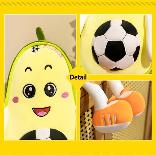 Muñeco De Peluche De Aguacate De Dibujos Animados, Fútbol, ​​Baloncesto, Juguete De Peluche, Almohada, Muñeca, Regalo para Niños, Decoración De La Habitación De Los Niños, Regalos De Cumpleaños,