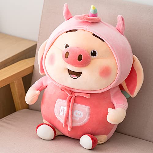 Muñeco De Peluche De Cerdo De Dibujos Animados, Almohada para Niños, Regalo para Niñas, Lindo Muñeco De Trapo, Cojín para Sofá, Juguetes De Peluche para Decoración De Habitación De Niños