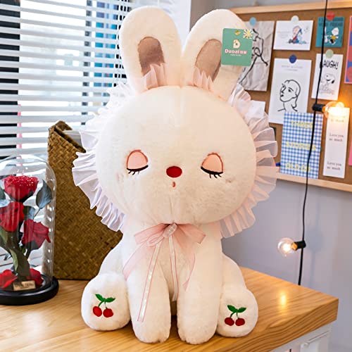 Muñeco De Peluche De Conejo De Dibujos Animados, Muñeco De Conejo Bonito, Juguetes para Niños, Cojín para Sofá, Decoración De Habitación para Niños, Muñeca