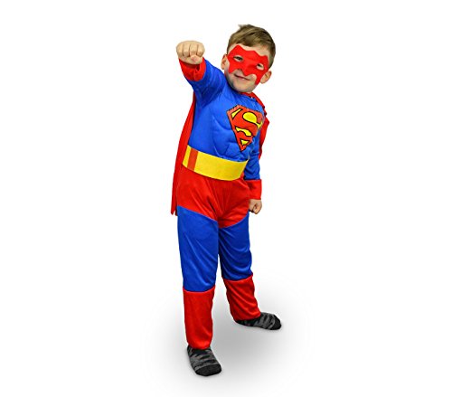 MWS 537660 Disfraz de Carnaval Motivo SUPERHEROE (3 a 12 años) - 9/12 años