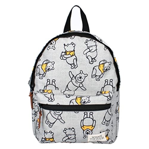 mybagstory - Mochila - Winnie the Pooh - Disney - Niño - Escuela - Primaria - Maternelle - Guardería - Guardería - Mochila unisex - Talla 31 cm - Tirantes ajustables