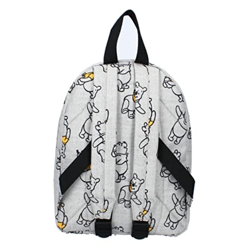 mybagstory - Mochila - Winnie the Pooh - Disney - Niño - Escuela - Primaria - Maternelle - Guardería - Guardería - Mochila unisex - Talla 31 cm - Tirantes ajustables