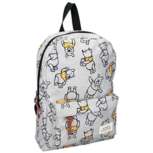 mybagstory - Mochila - Winnie the Pooh - Disney - Niño - Escuela - Primaria - Maternelle - Guardería - Guardería - Mochila unisex - Talla 33 cm - Tirantes ajustables