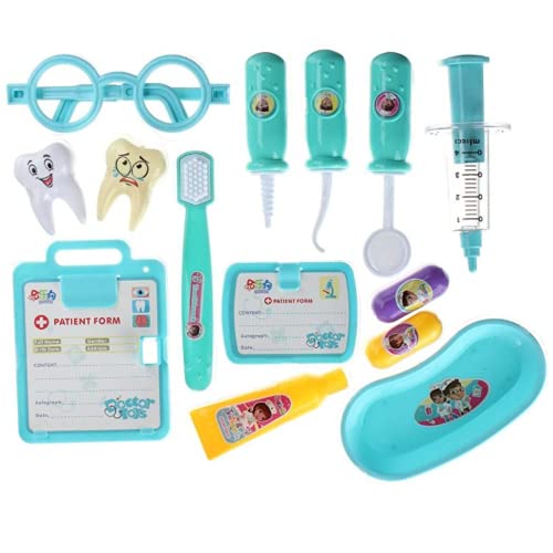 N Naturly Juguete De Dentista con 14 Piezas Odontológicas | Juego de rol Niños con Accesorios De Dentista para Disfrutar al Completo en Fiestas, Cumpleaños, Navidad y Casa