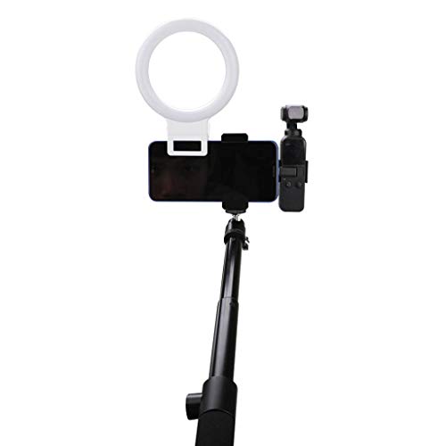 #N/A Soporte para Teléfono con Cable USB y Luz de Relleno para dji OSMO Pocket