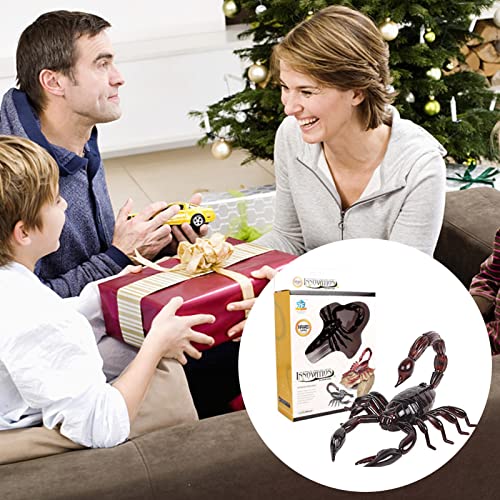 NAKYLUCY Scorpion Robot Toy - Control Remoto Scorpion Infrarrojos Broma de Juguete Tricky Animal Model Scary Bugs Favores de Fiesta para niños y Adultos Entretenimiento