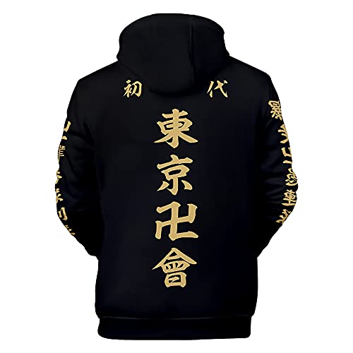 Natinr Sudadera con Capucha De Los Vengadores De Tokio Cosplay De Los Vengadores De Tokio, Sudaderas con Capucha De Cosplay De Ryuguji Ken Sudadera con Capucha De Takemichi Hanagaki