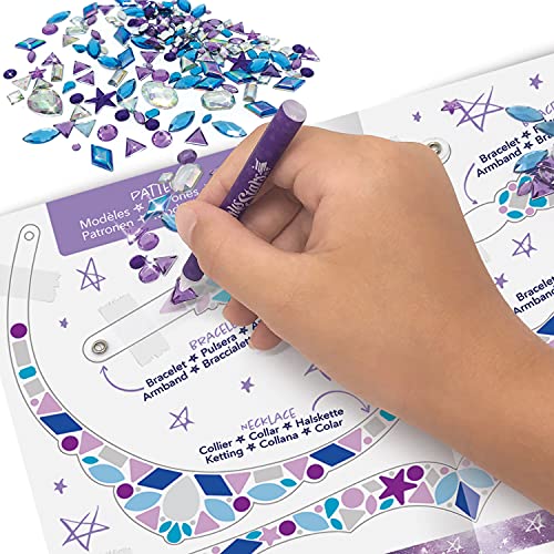 Nebulous Stars NS11021 - Juego de joyas de cristal flotante para decorar 5 accesorios brillantes para niñas a partir de 7 años, multicolor