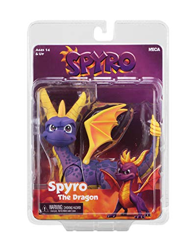 NECA The Dragon Figura articulada Spyro, Multicolor (NECA41340)