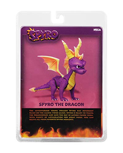 NECA The Dragon Figura articulada Spyro, Multicolor (NECA41340)