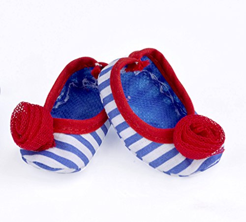 Nenuco Ropita para muñeca de 35 cm, zapatos de rayas con conlante, multicolor (Famosa 700013503)