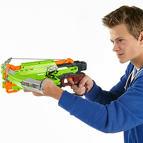 Nerf - Arco con Dardos Crossfire Bow Zombie (Hasbro A6558E24)