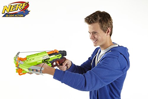 Nerf - Arco con Dardos Crossfire Bow Zombie (Hasbro A6558E24)