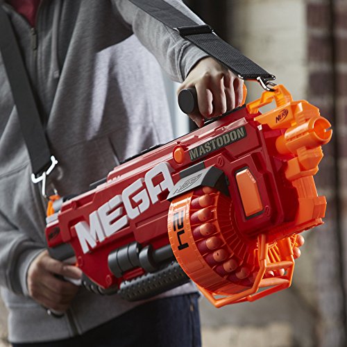 Nerf-N-Strike Mega Mastodon Juguete Blaster, Color no aplicable, (Unset) (Hasbro-Import B5575F06)