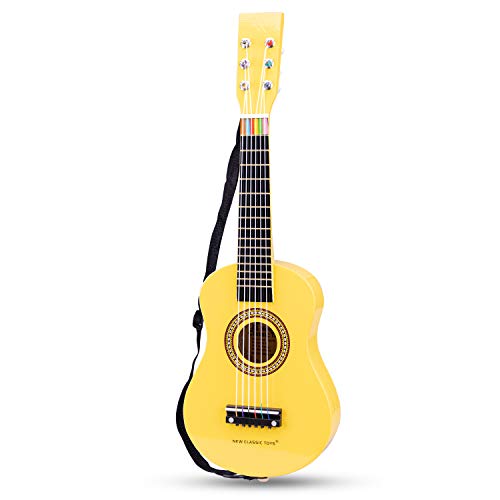 New Classic Toys-10343 Nueva Juguetes clásicos NCT 0343-instrumentos Musicales-Guitarra, Color Amarillo (343)