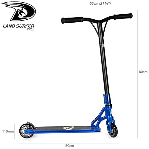 New Land Surfer Pro Patinete para Trucos Y Saltos - Azul